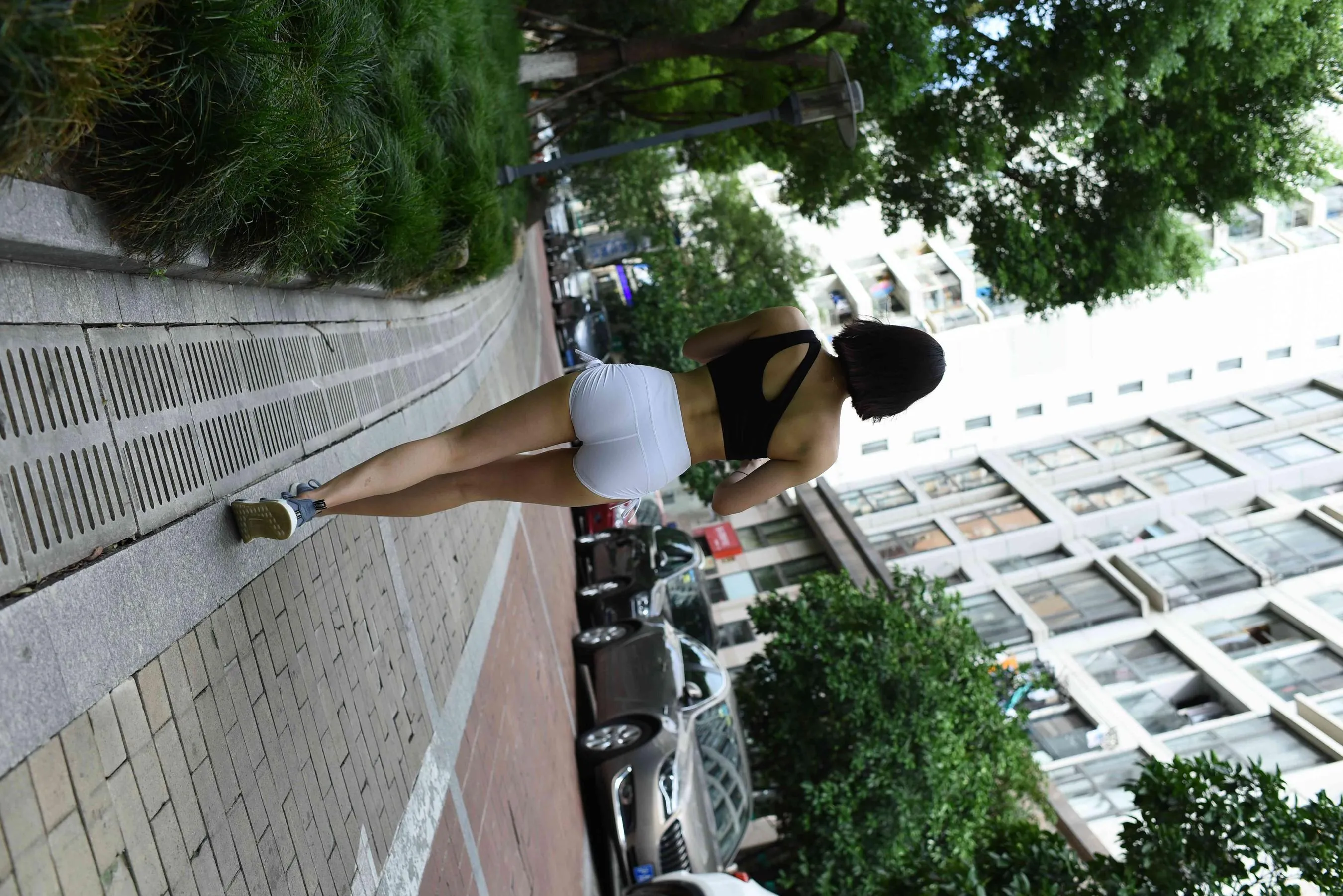[魔镜街拍] NO.033 街拍清晨健身女神 [209P]插图4